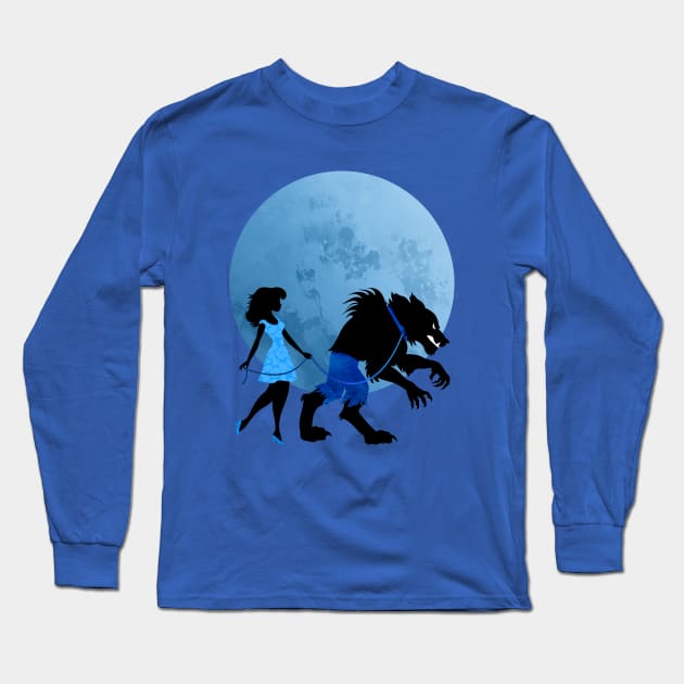 Curb Your Werewolf Boyfriend Long Sleeve T-Shirt by Viergacht